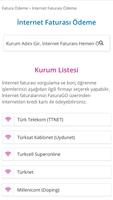 İnternet Faturası Ödeme Affiche