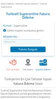 İnternet Faturası Ödeme captura de pantalla 1