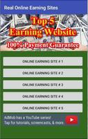 Real Online Earning Sites Affiche