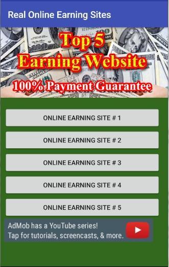 Real Earning Website Real Earning Website
