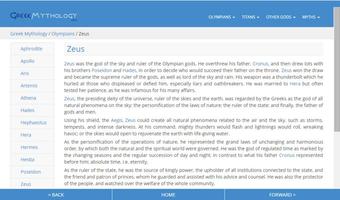 Greek Mythology - Gods & Myths ảnh chụp màn hình 3