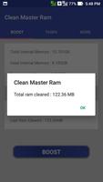 Clean Master Ram اسکرین شاٹ 1