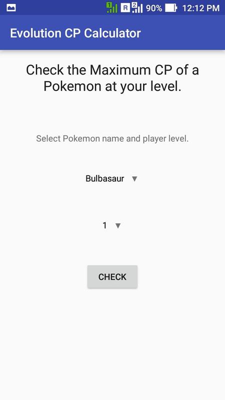 pokemon go evolution cp