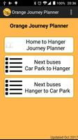 Orange Journey Planner plakat