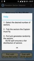 Pilot's Random Sector Selector اسکرین شاٹ 1