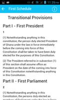 Constitution of Ghana スクリーンショット 2