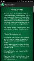 Poker Tips PreFlop capture d'écran 3