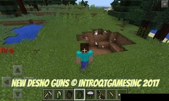 New Desno Guns Mod for MCPE ảnh chụp màn hình 1