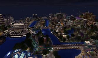 Blue City Creation for MCPE Affiche