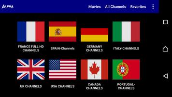 Alpha iptv Plakat