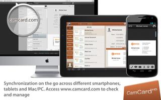 برنامه‌نما CamCard HD Free-BizCard Reader عکس از صفحه