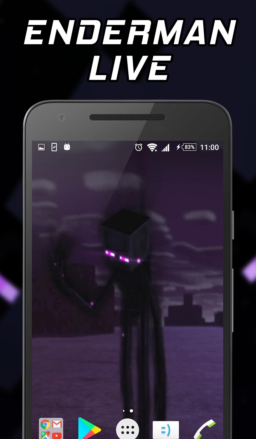 Enderman Live Minecraft Wallpaper For Android Apk Download