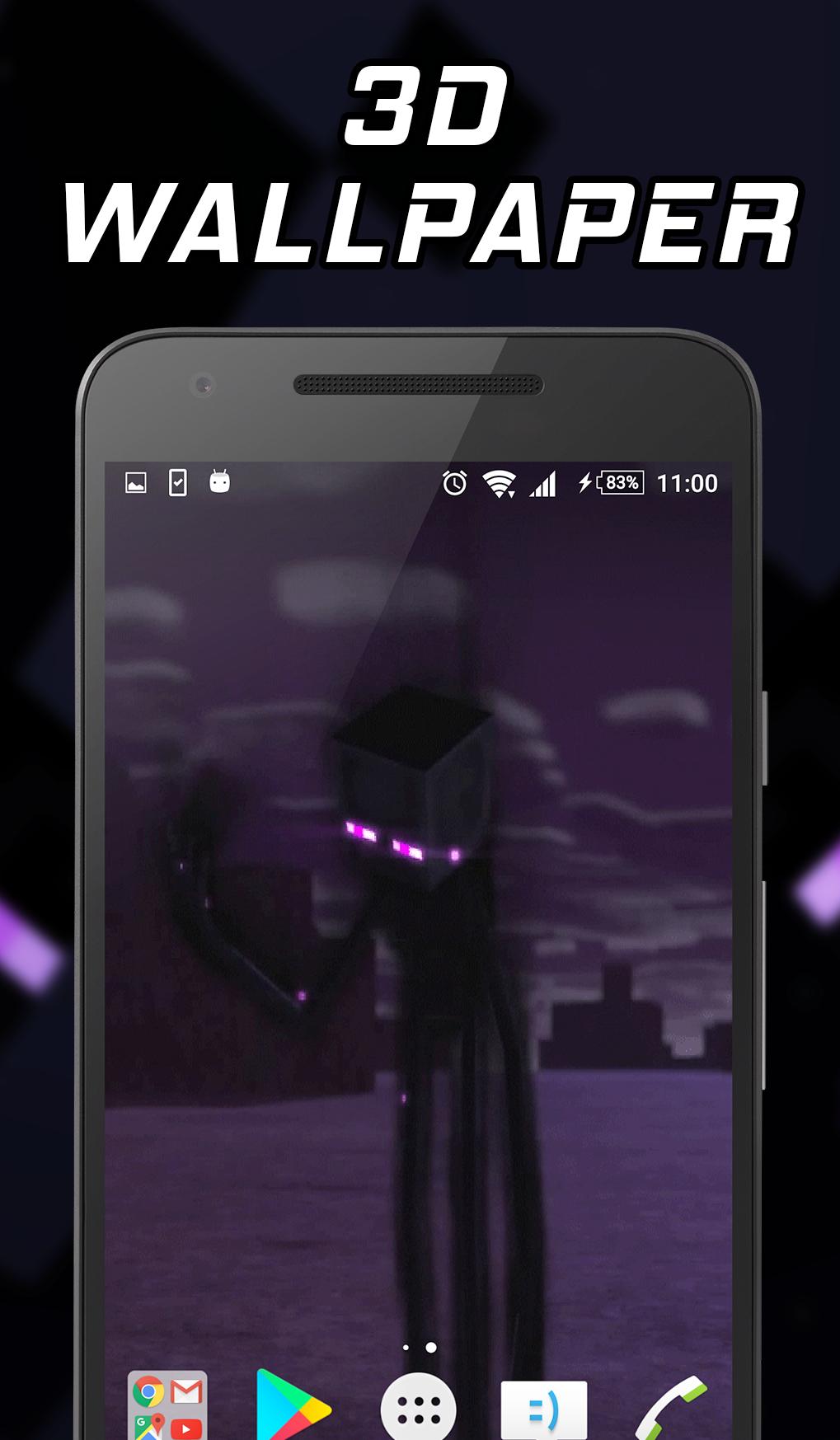 Enderman Live Minecraft Wallpaper Fur Android Apk Herunterladen