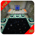 End Portal Live Minecraft Wallpaper-icoon