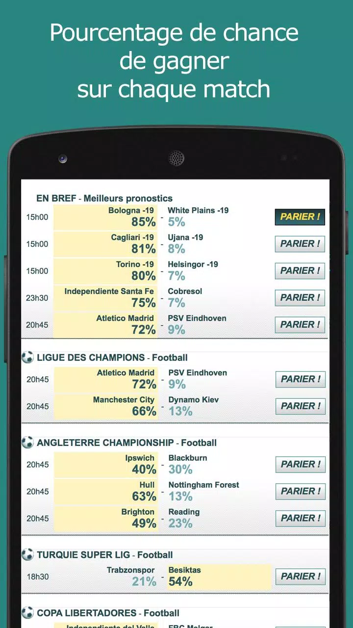 Qui Parier ? Pronostic sportif APK for Android Download