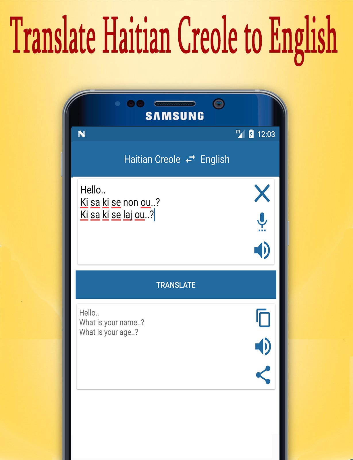 Haitian Creole to English Translator APK للاندرويد تنزيل