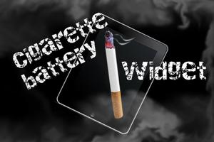 Cigarette Battery Widget Affiche
