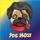 Pug Moji for Gboard icône