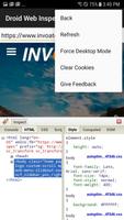 Droid Web Inspector capture d'écran 2