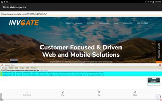 برنامه‌نما Droid Web Inspector عکس از صفحه