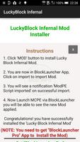 Lucky Block Infernal Mod MCPE screenshot 3