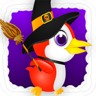 Baby Penguin Jump - Halloween أيقونة