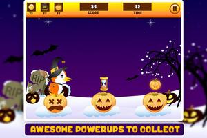 Baby Penguin Jump - Halloween تصوير الشاشة 3