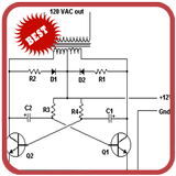 Inverter Circuit Diagram icône