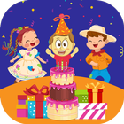 Kids Birthday Party Invitation Maker icône
