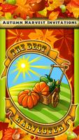 Autumn Harvest Invitations poster