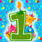 ikon Pembuat kartu ulang tahun pertama