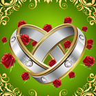 Cartões de parabéns do casamento ícone
