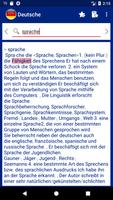 Frei Deutsch Wörterbuch Online - Deutschen Sprache screenshot 1