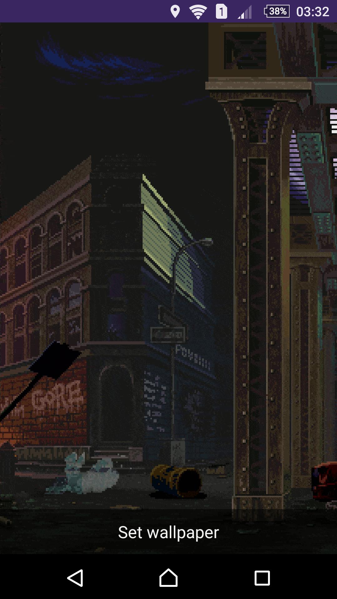 Pixel City Live Wallpaper für Android - APK herunterladen
