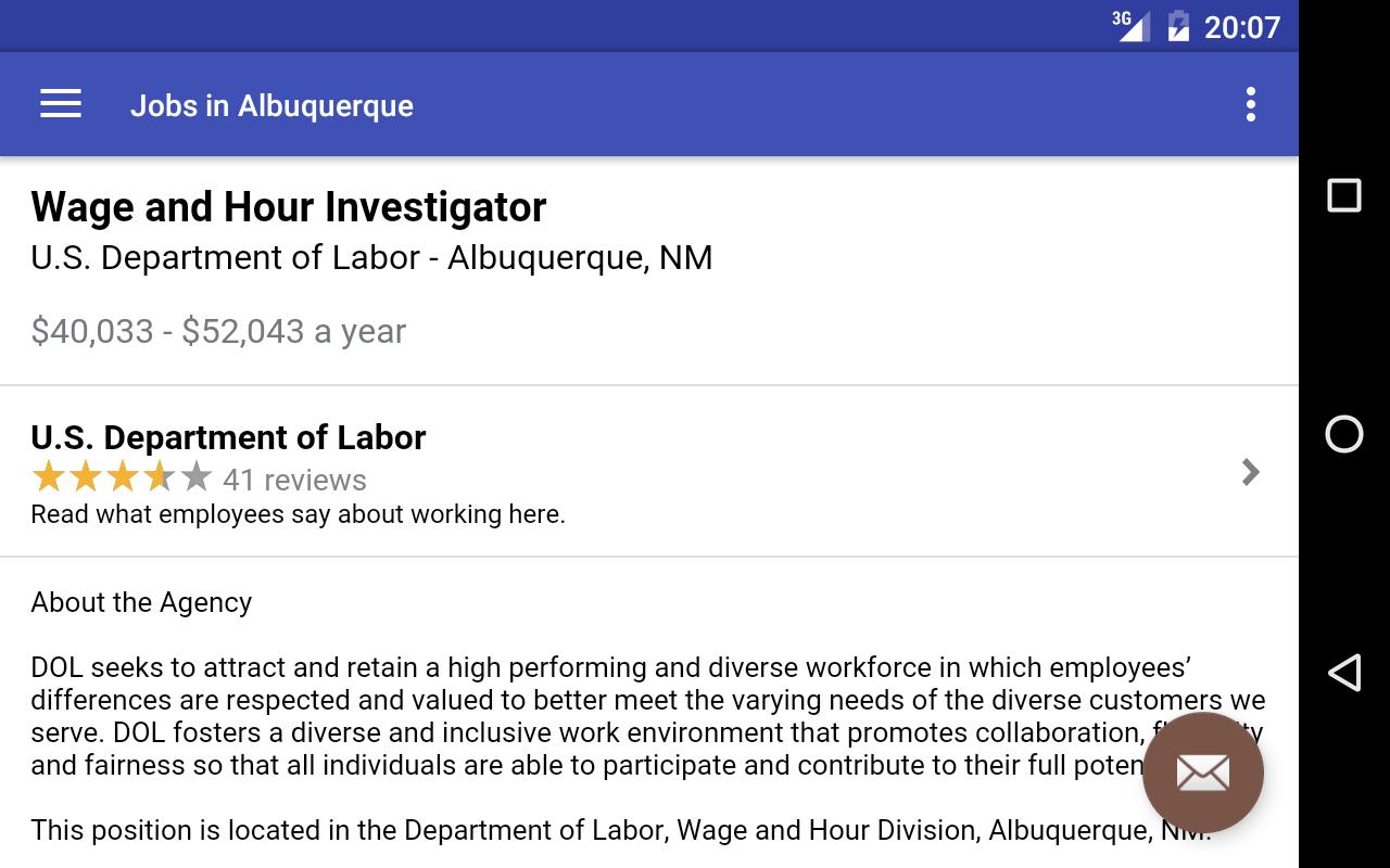 City of albuqurque employment job postings