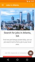 Jobs in Atlanta, GA, USA Affiche