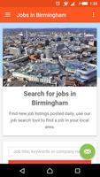 Jobs in Birmingham, UK Affiche