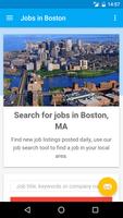 Jobs in Boston, MA, USA Affiche