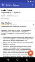 برنامه‌نما Jobs in Calgary, Canada عکس از صفحه