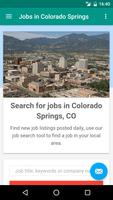 Jobs in Colorado Springs, CO پوسٹر