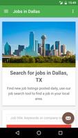 Jobs in Dallas, TX, USA plakat