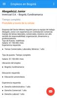 Empleos en Bogotá, Colombia Ekran Görüntüsü 3