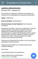 Empregos Campos dos Goytacazes 截图 3