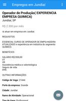 Empregos em Jundiaí, Brasil स्क्रीनशॉट 3