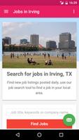 Jobs in Irving, TX, USA Poster