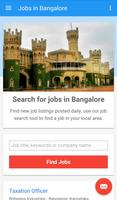 Jobs in Bangalore, India পোস্টার