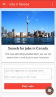 Jobs in Canada poster