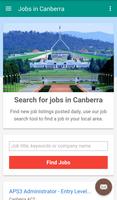 Jobs in Canberra, Australia الملصق