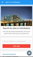 Jobs in Coimbatore, India پوسٹر