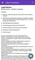 Jobs in Gauteng, South Africa ภาพหน้าจอ 3